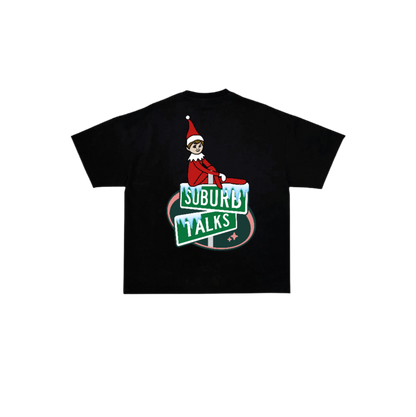 Elf On The Shelf Black T Shirt