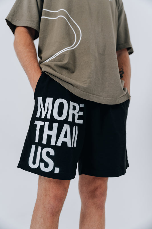 More Than Us Shorts - Black